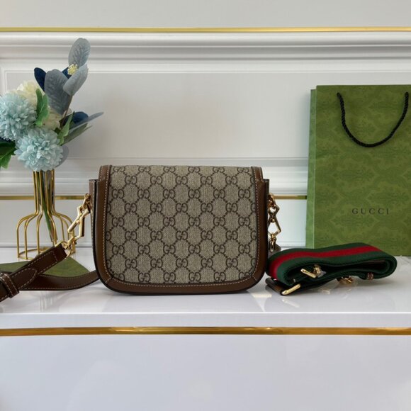 🔥Gucci Horsebit 1955 Brown Shoulder Bag - Picture 2 of 9